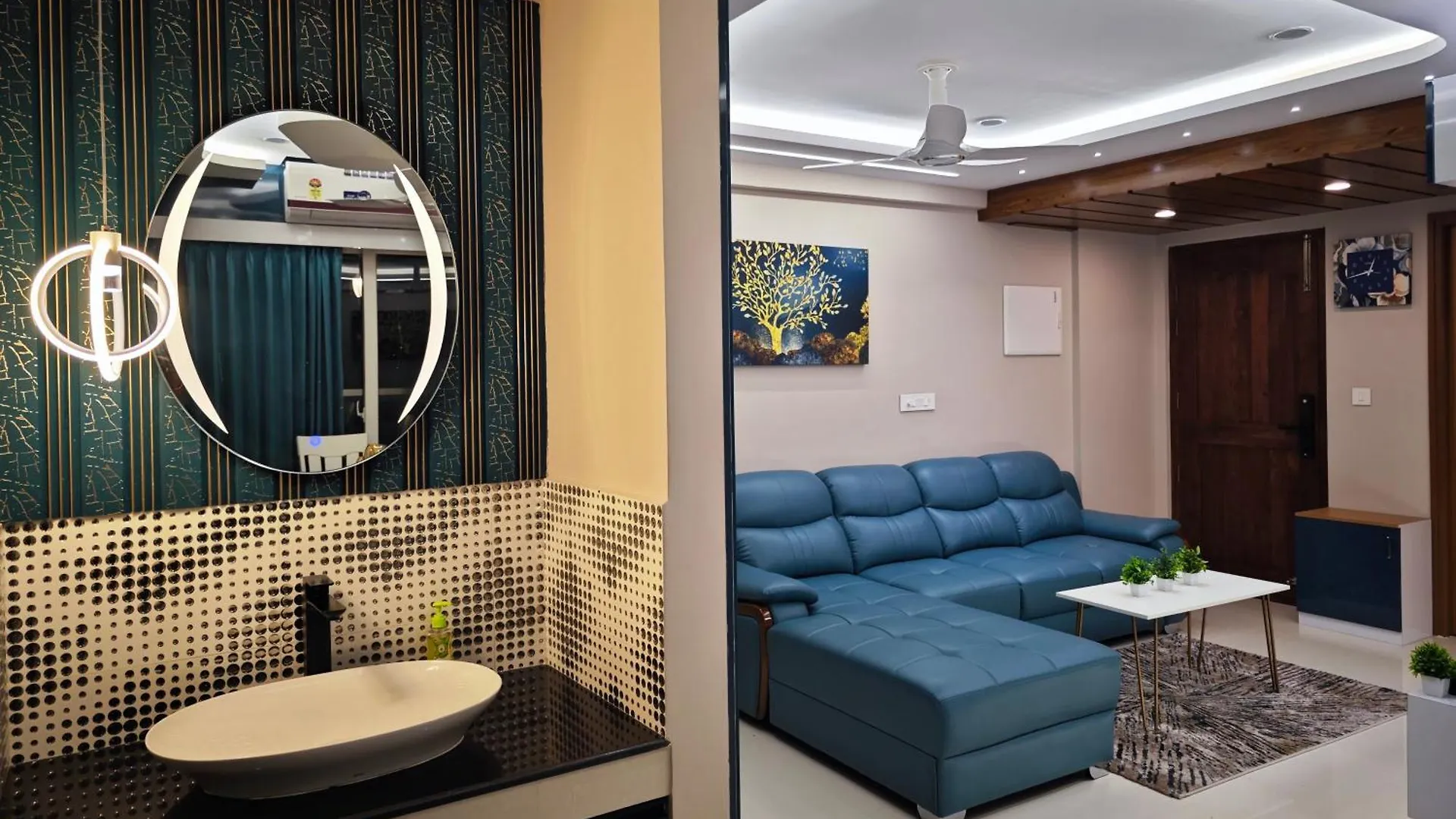 טריואנדרום Evara - Premium Fully Ac - 3Bhk Luxury Apartment With Style